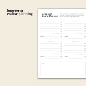 academic planner for college