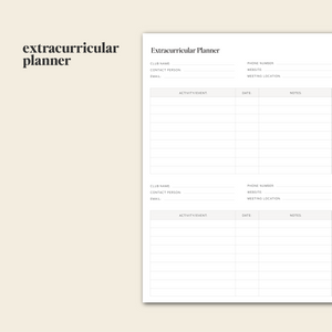 college planner 2025