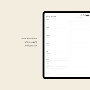 student planner ipad template