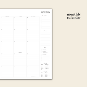 mom planner with meal planning