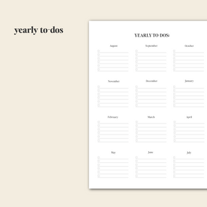 dailee minimalist planner