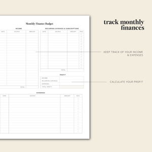 blog content planner​ 