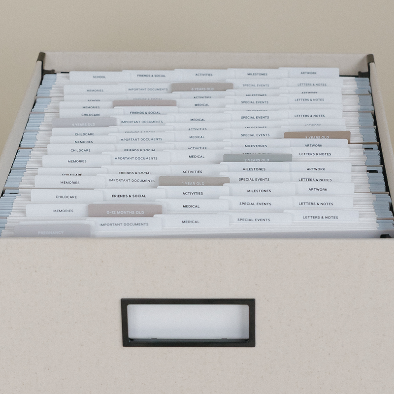 Child Memory Filing System - Tab Expansion Pack