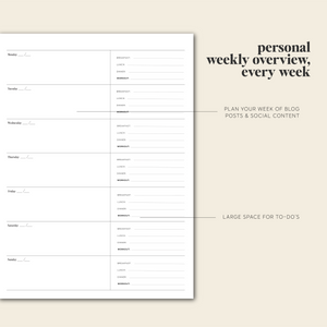 content marketing planner​