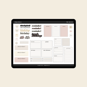 ipad planner stickers