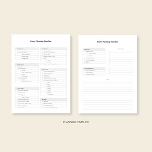 event planning template