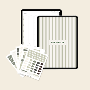 green planner accessories