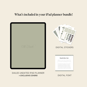 undated digital planner​