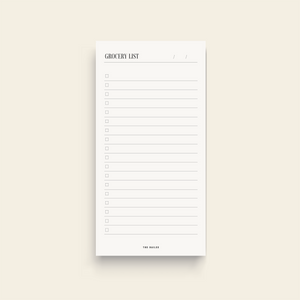 grocery list