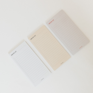 grocery list notepad