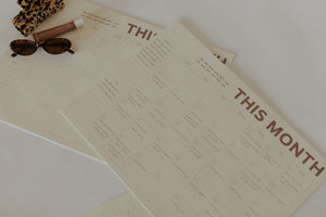 desk calendar