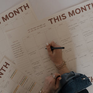 dated monthly planner