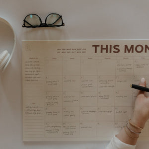 monthly calendar