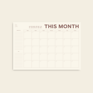 monthly calendar 