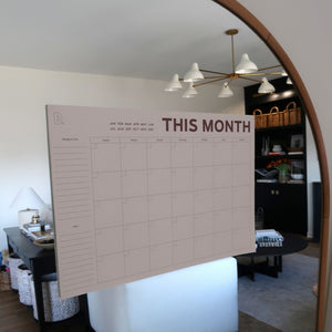 undated monthly planner