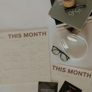 undated monthly calendar