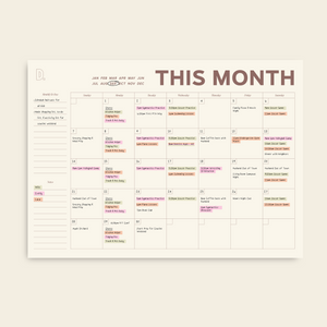 desk calendar
