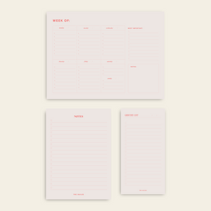 pink notepad bundle
