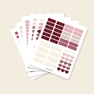 pink ipad planner stickers