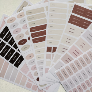 decorative planner sticker pack
