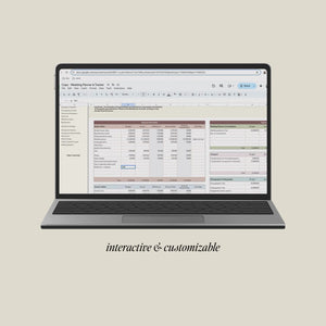 wedding excel + binder