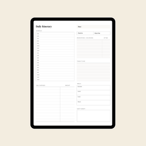 trip planner digital