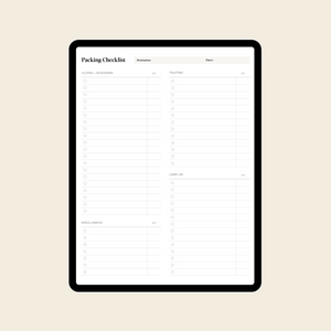 ipad travel planner