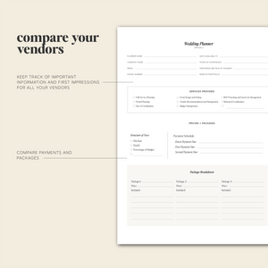 wedding planning bundle